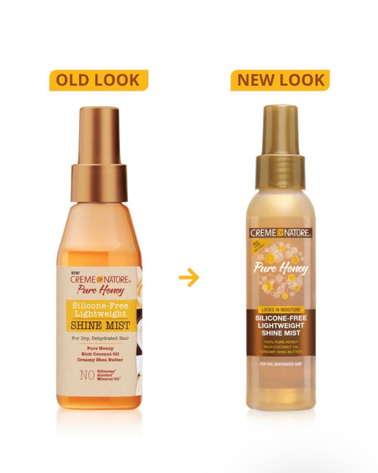 Creme Of Nature Pure Honey Silicone-Free Lightweight Shine Mist 118ml
