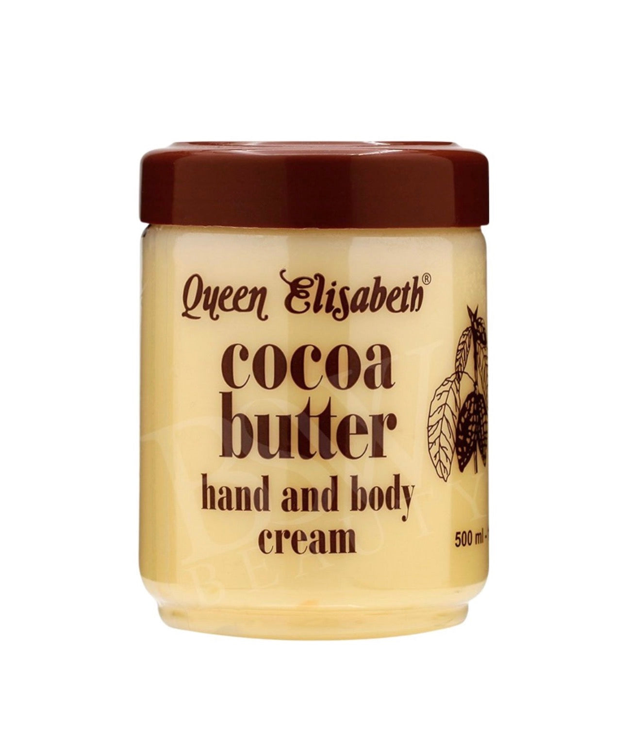 Queen Elisabeth Cocoa Butter Jar 500 ml