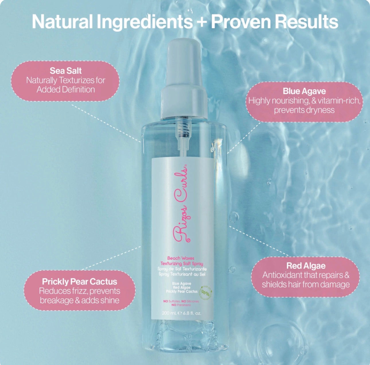 Rizos Curls Beach Waves Texturizing Salt Spray 200ml