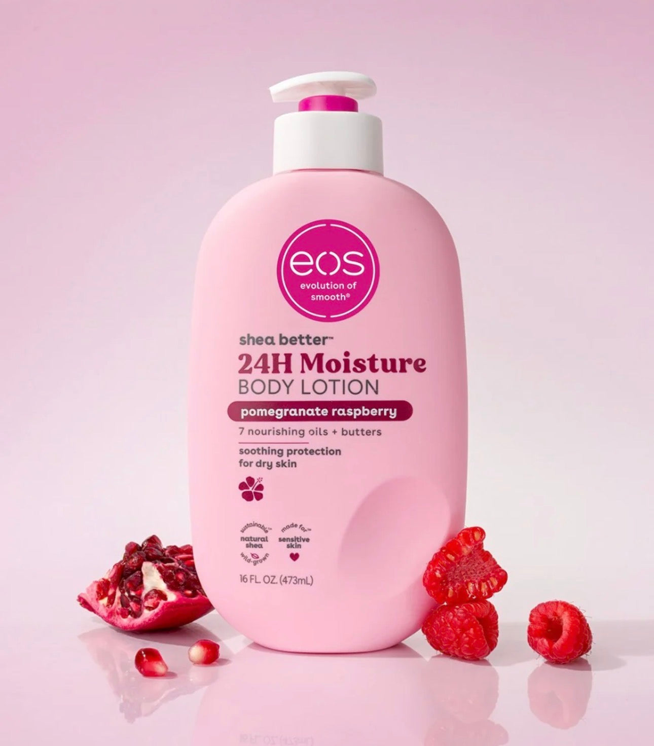 EOS Shea Better Pomegranate Raspberry Body Lotion 473 ml