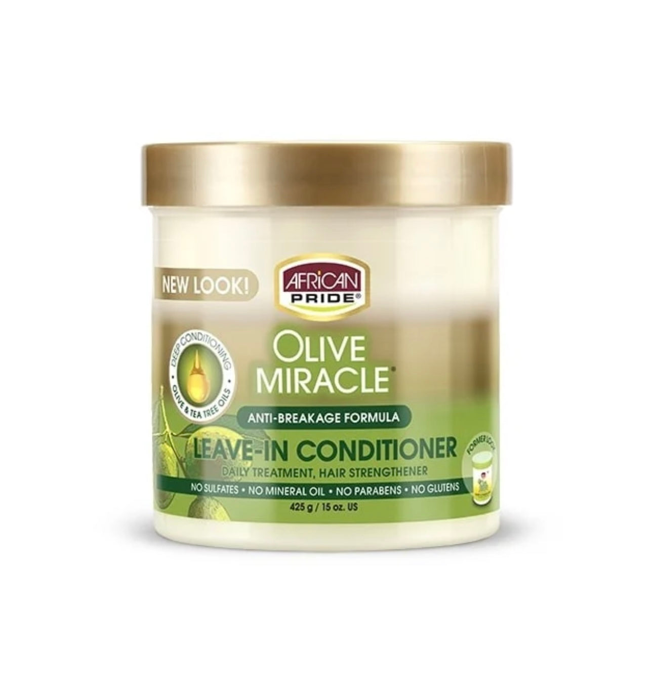 African Pride Olive Miracle Leave-In Conditioner 15oz
