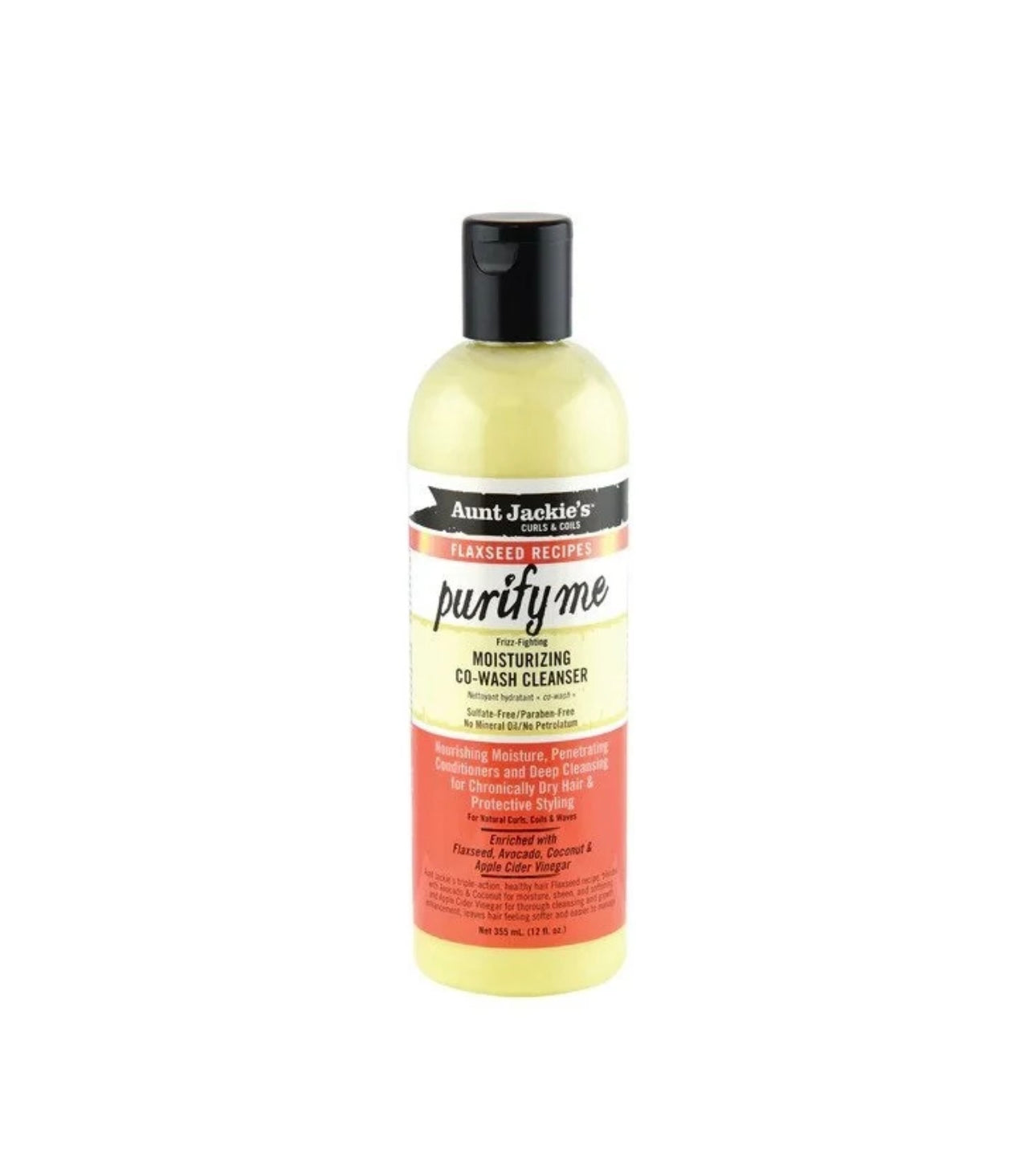 Aunt Jackie's Flaxseed Purify Me Co-Wash 12 oz