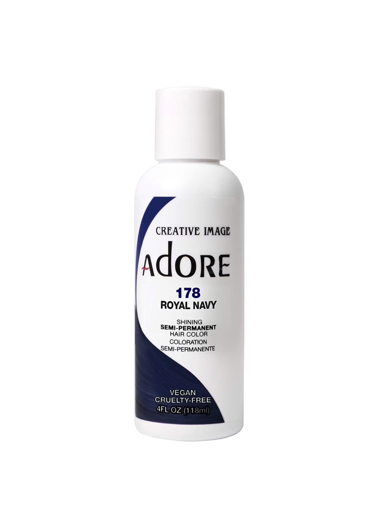 Adore Semi Permanent Hair Color 178 Royal Navy 118ml
