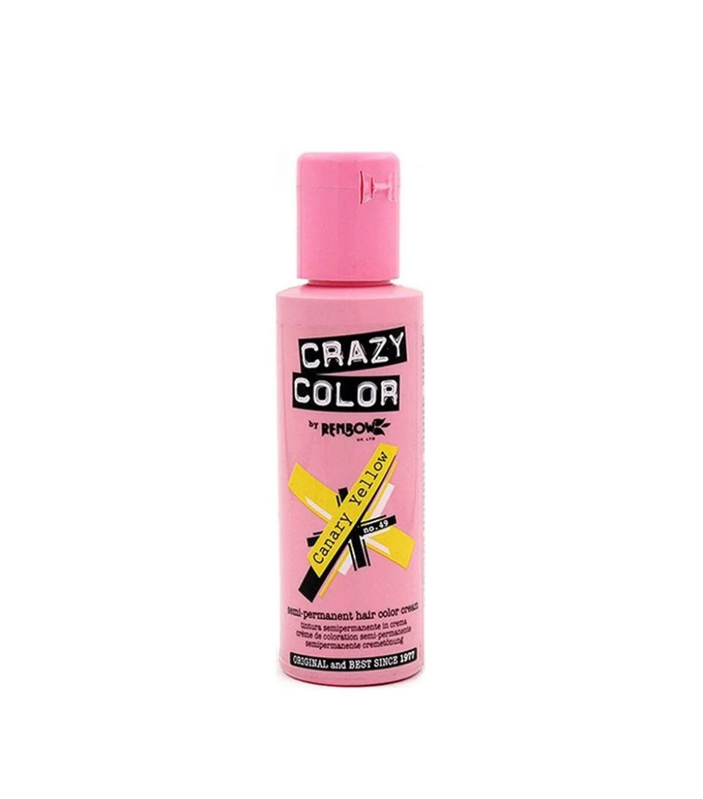 Crazy Color 49 Canary Yellow 100ml