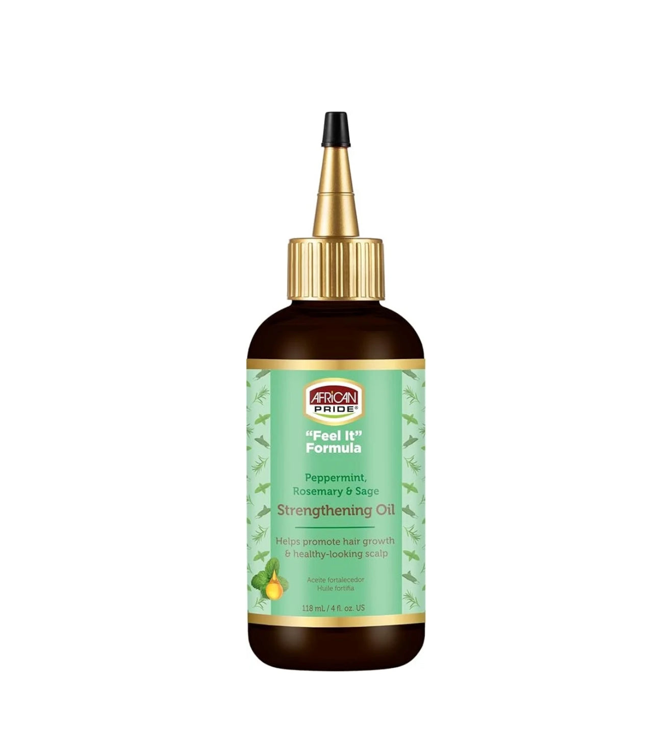 African Pride Peppermint & Rosemary Strengthening Oil 118ml