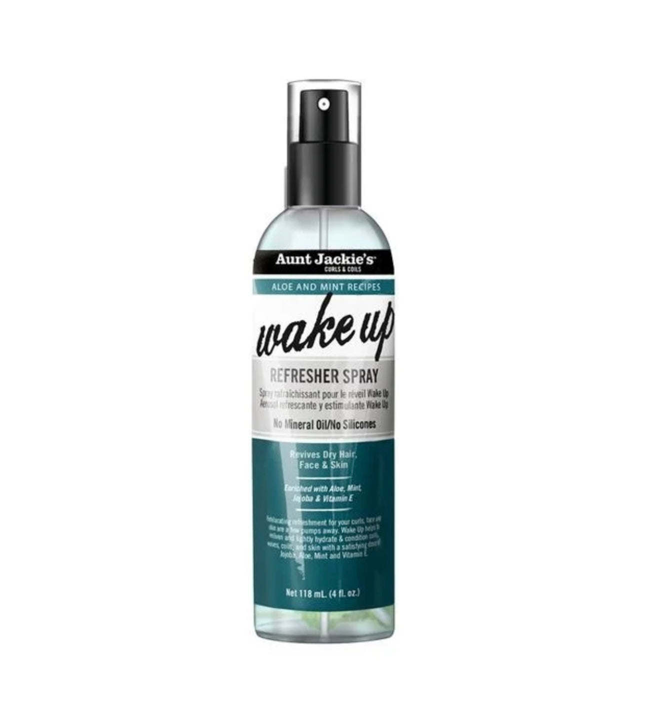 Aunt Jackie's Aloe & Mint Wake up Spray 4oz