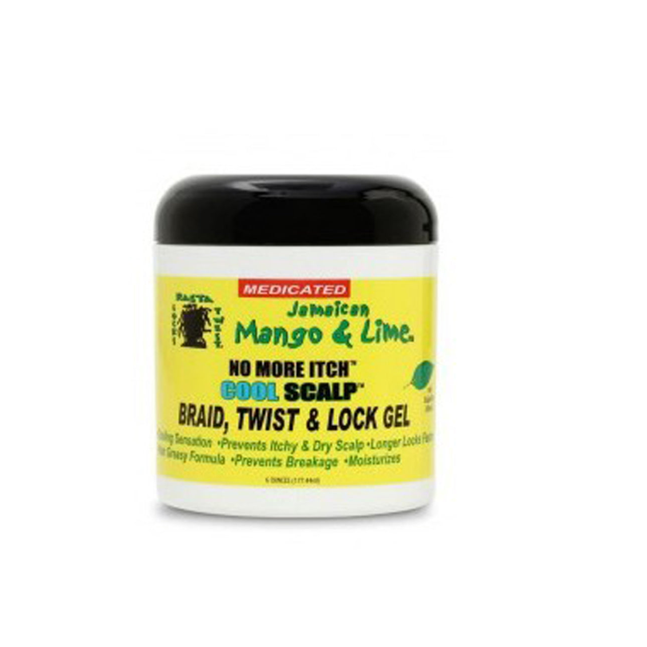 Jamaican Mango & Lime No More Itch Cool Scalp Braid, Twist & Lock Gel 177 ml