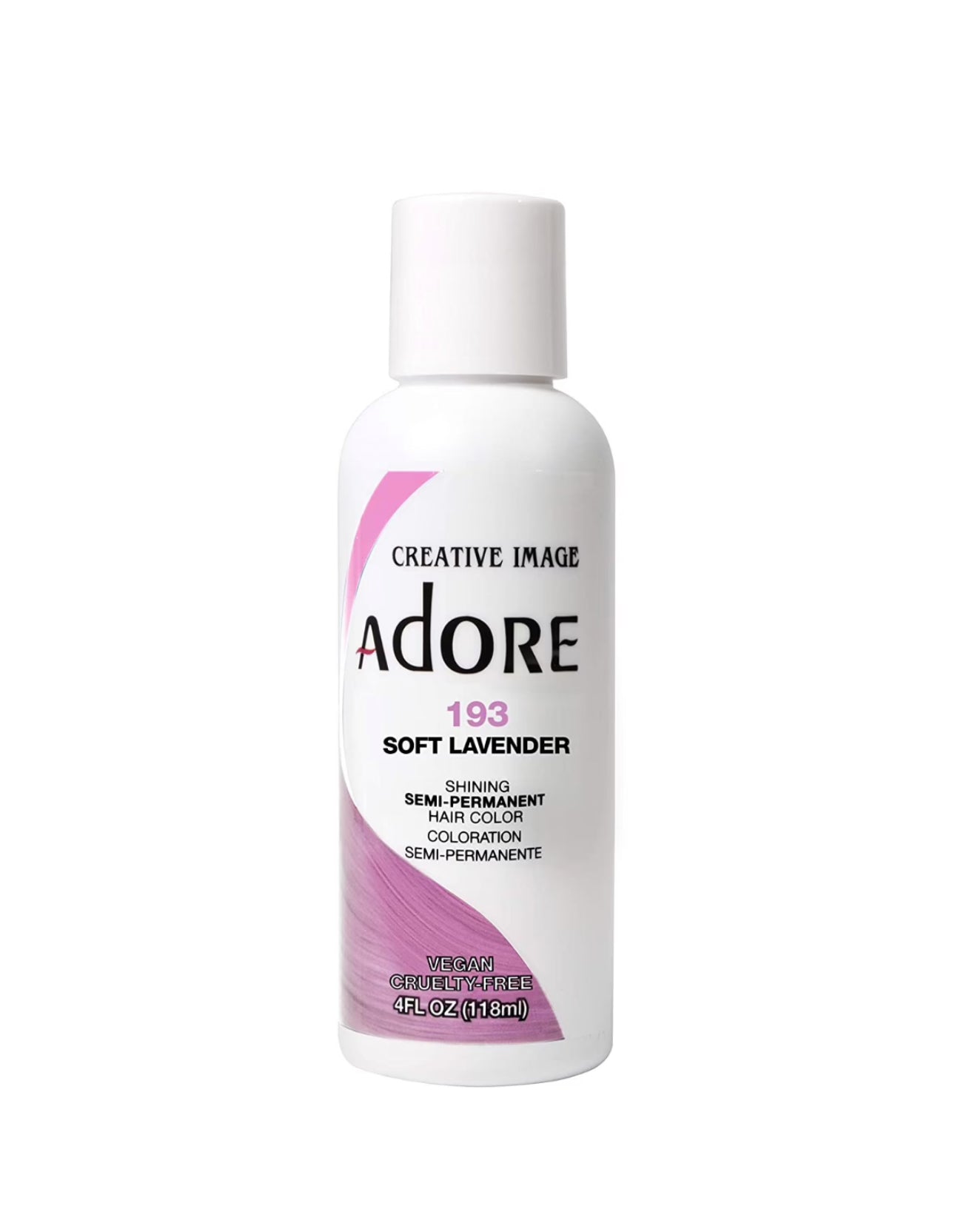 Adore Semi Permanent Hair Color 193 Soft Lavender 118ml