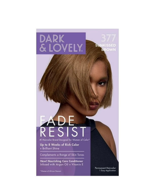 Dark And Lovely Fade Resist Hair Color - 377 Sunkissed Brown