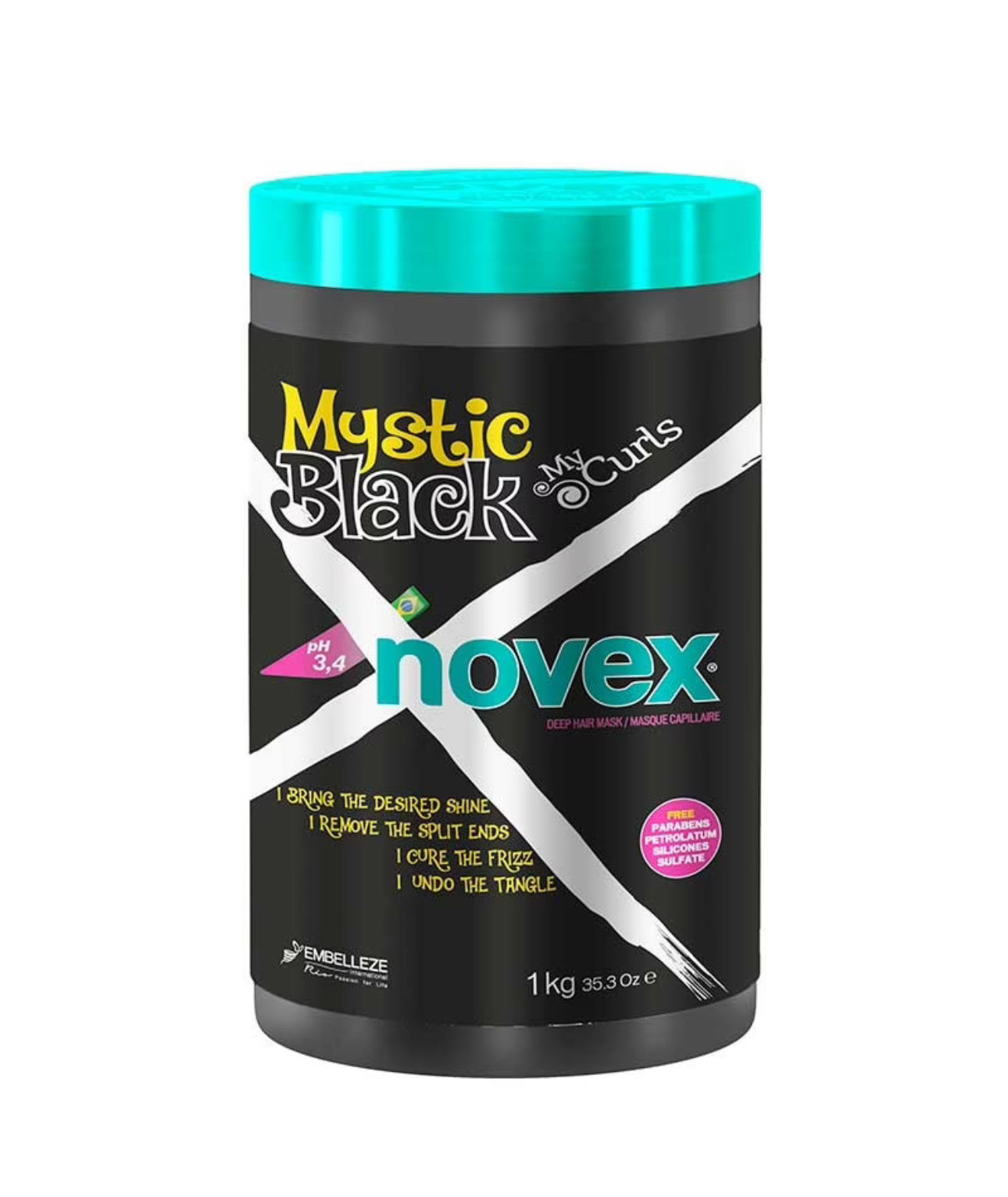Novex My Curls Mystic Black Hair Mask 1 Kg