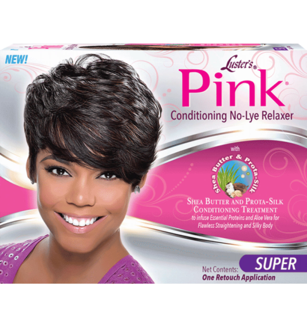 Pink Conditioning No-Lye Relaxer Kit 1 App. Super