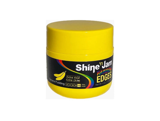 Shine 'n Jam Rainbow Edges Banana Pudding 4 oz