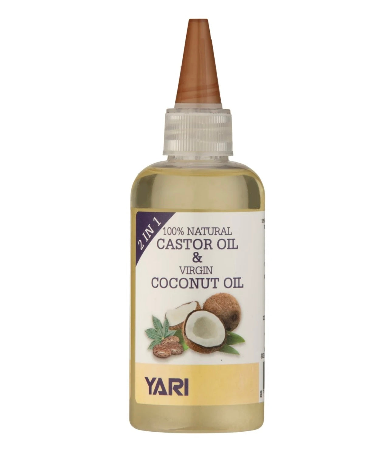 Yari 100% Natural Castor & Virgin Coconut Oil 105ml