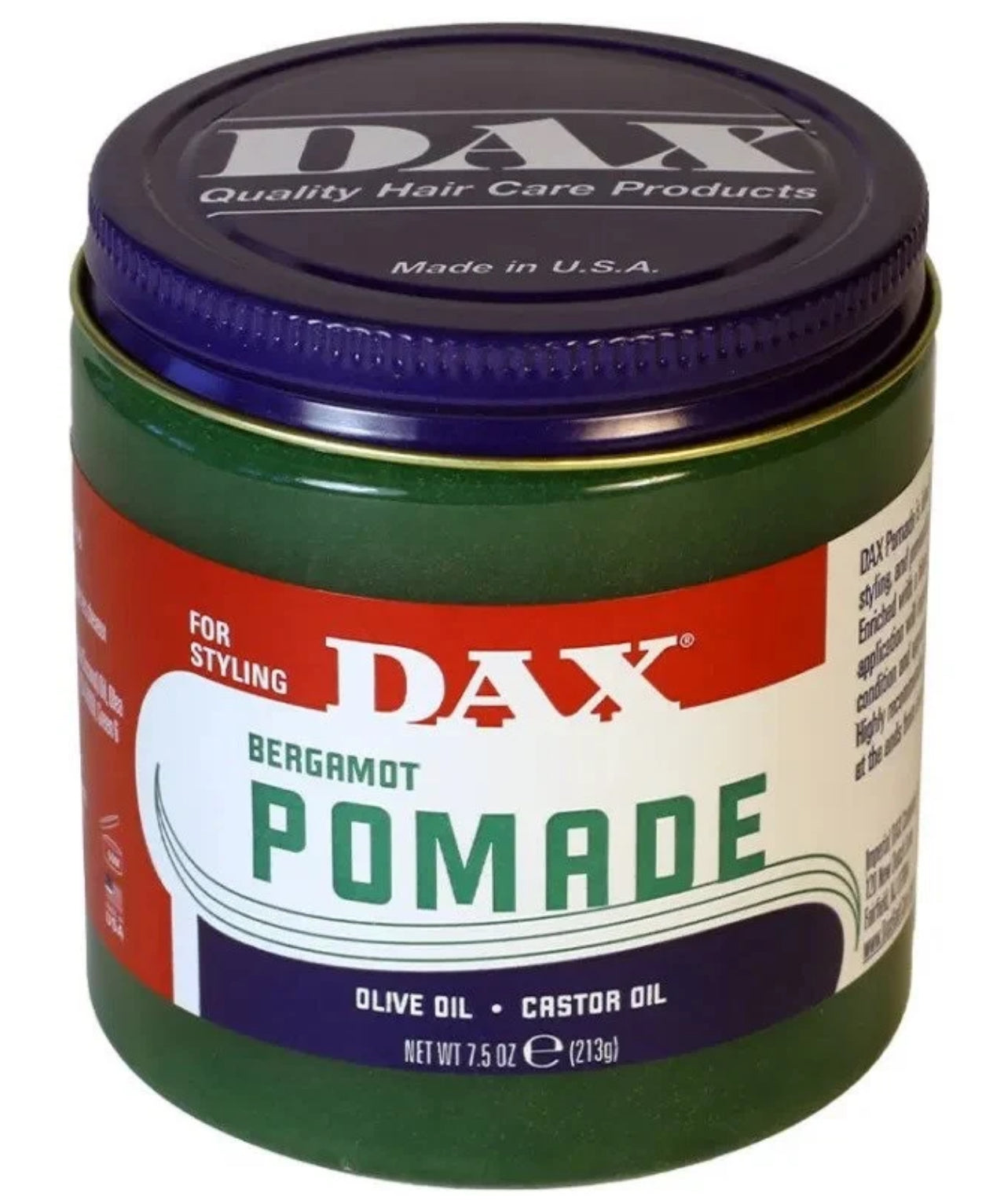 Dax Vegetable Pomade 7.5 oz