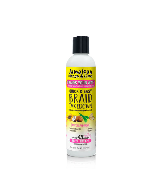 Jamaican Mango & Lime Braid Takedown Remover 237ml