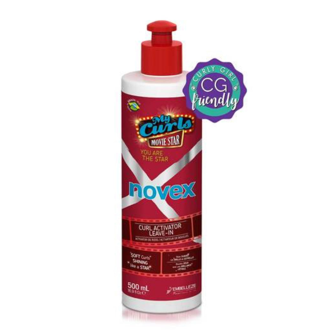 Novex My Curls Movie Star Curl Activator Leave In 500g