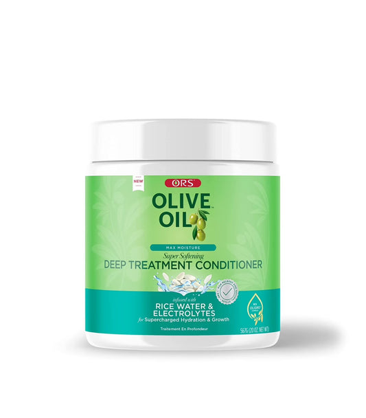 ORS Olive Oil Max Moisture Rice Water & Electrolytes Deep Treatment Conditioner 20.0 Oz