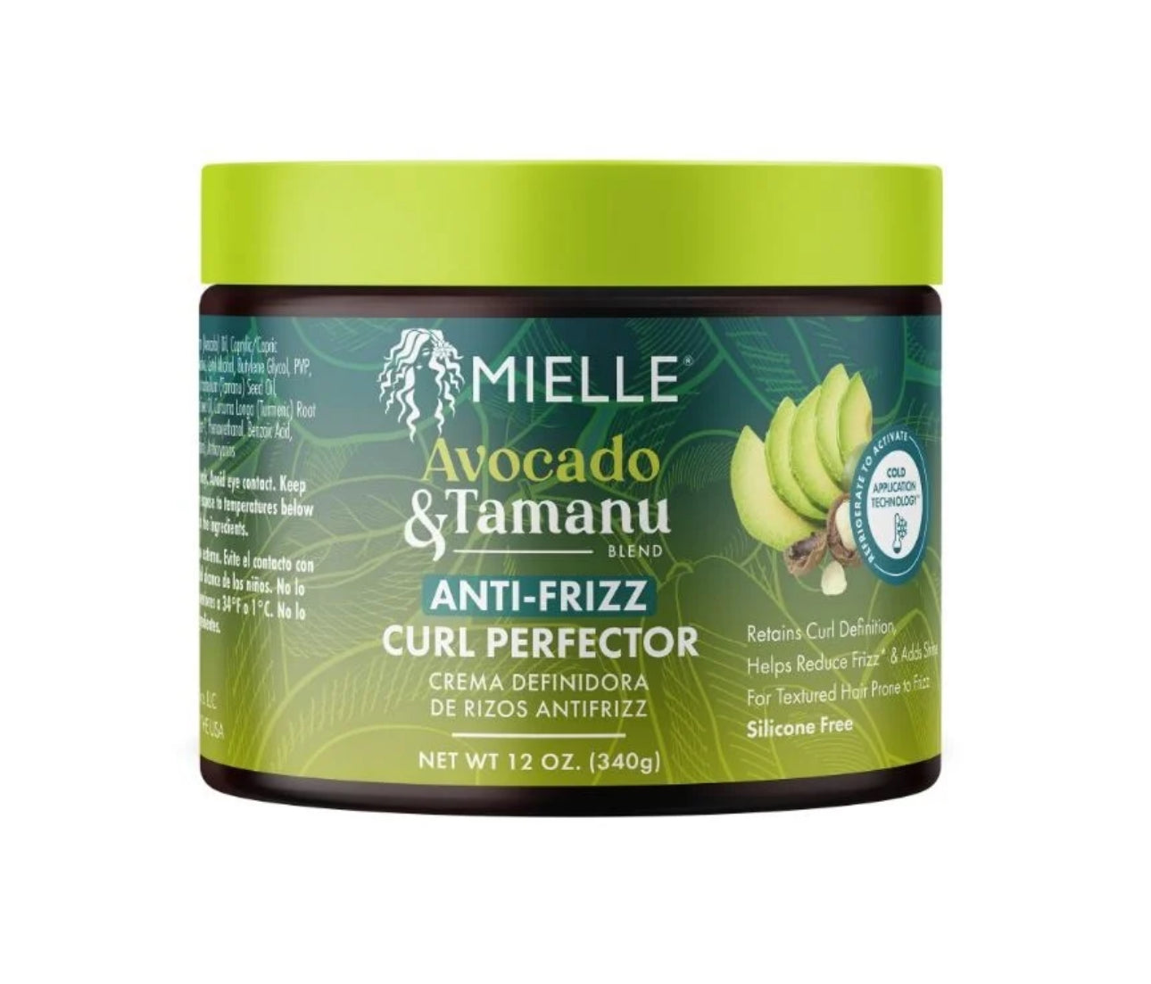 Mielle Avocado & Tamanu Anti-Frizz Curl Perfector Creme 340g