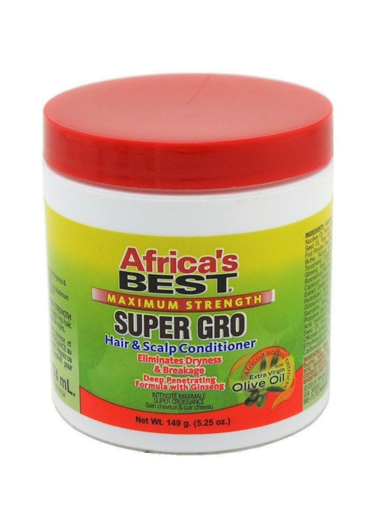 Africa's Best Super Gro Hair & Scalp Conditioner Maximum Strength 5,25 oz