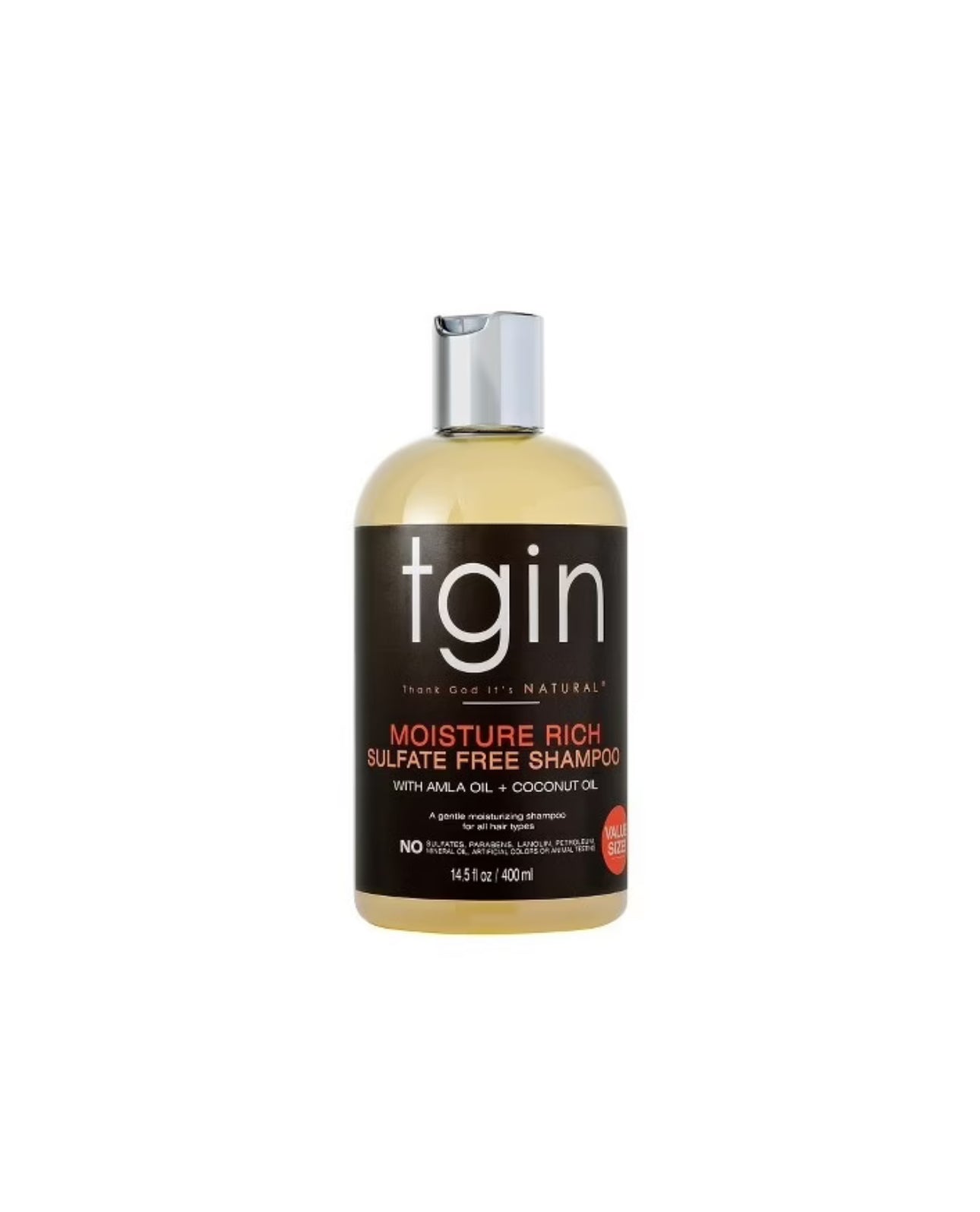 TGIN Moist Rich Sulfate Free Shampoo 14.5oz