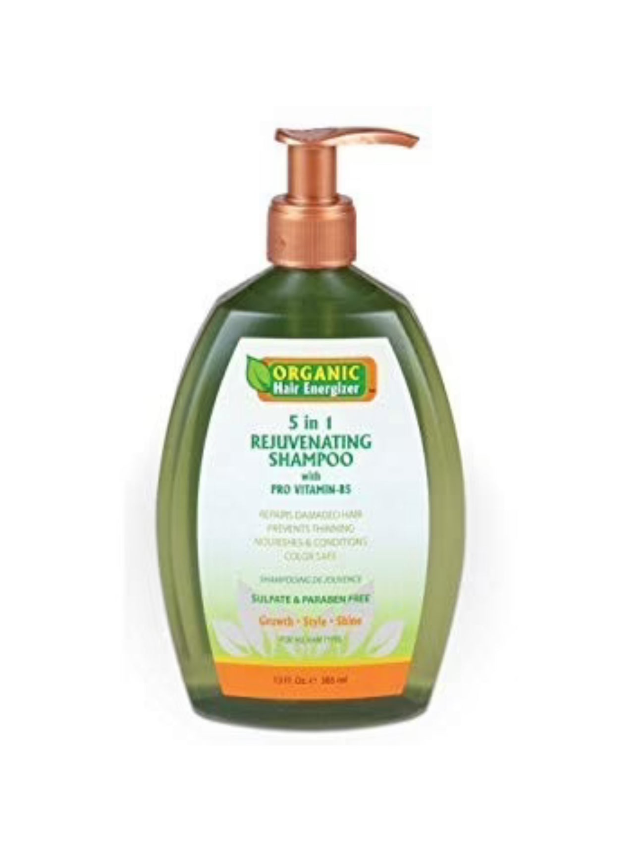 Organic Hair Energizer 5 In 1 Rejuvenating Shampoo 385 Ml