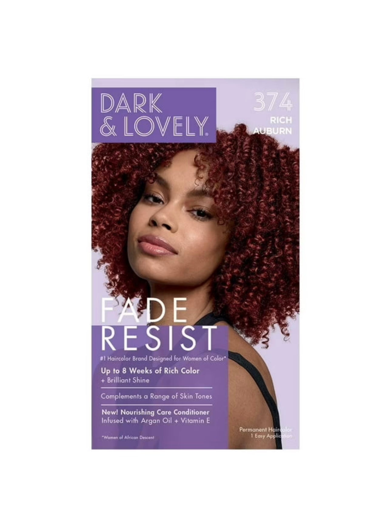 Dark And Lovely Fade Resist Hair Color - 374 Rich Auburn