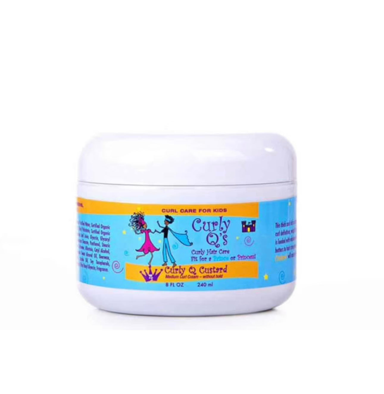 Curls Curly Q Custard – Curl Cream For Thick, Kinky Textured Curls 8oz