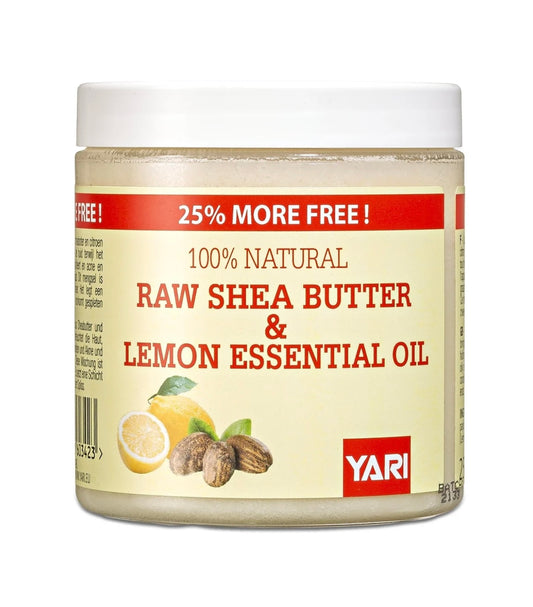 Yari 100% Raw Shea Butter & Lemon Oil 250ml