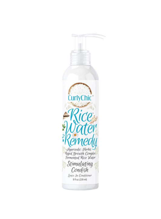 Curly Chic Ricewater Stimulating Condish Leave In Conditioner 8oz