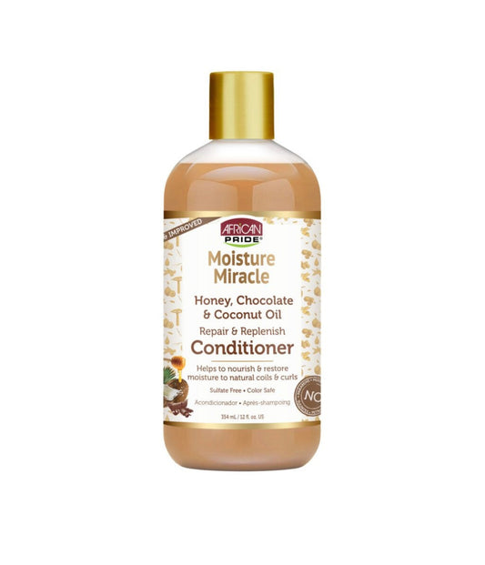African Pride Moisture Miracle Honey, Chocolate & Coconut Oil Conditioner 354 ml