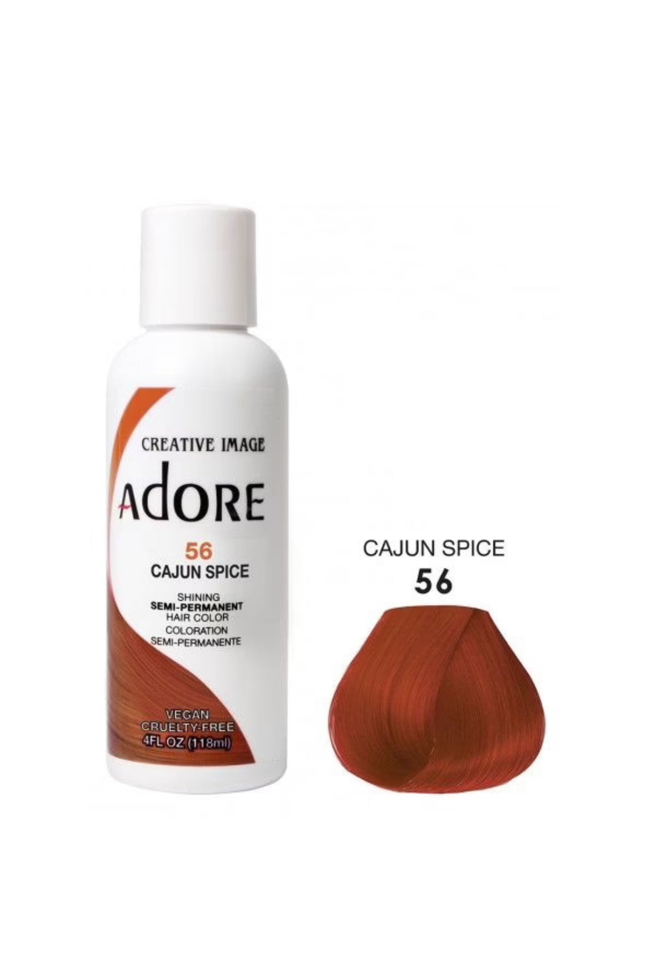 Adore Semi Permanent Hair Color 56 Cajun Spice 118ml