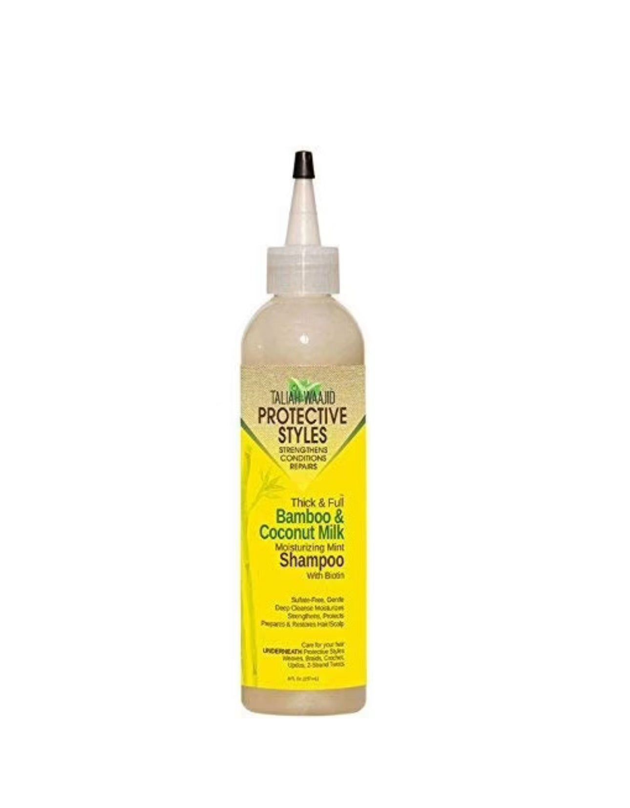 Taliah Waajid Bamboo Biotin & Basil Moisturizing Mint Shampoo 8oz