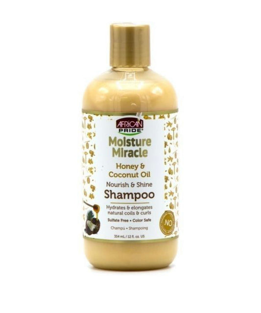 African Pride Moisture Miracle Honey & Coconut Oil Shampoo 354 ml