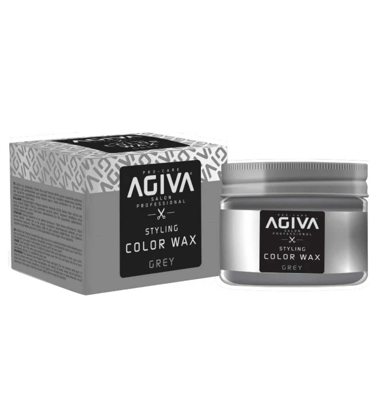 Agiva Hair Styling Color Wax Grey 120ml