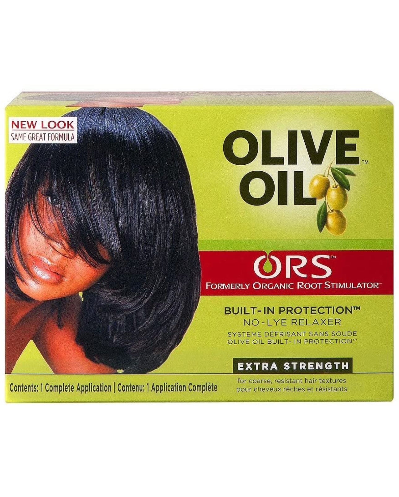 ORS Olive Oil Built In Protector No- Lye Relaxer Kit System Extra Strength