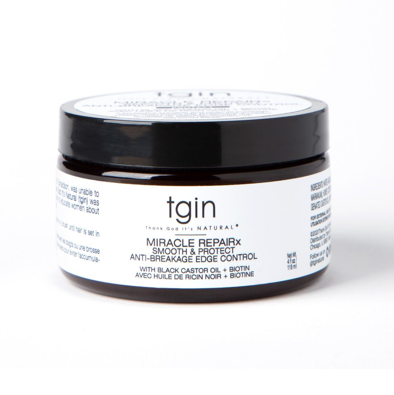 TGIN Miracle Repairx Smooth & Protect Edge Control 4oz