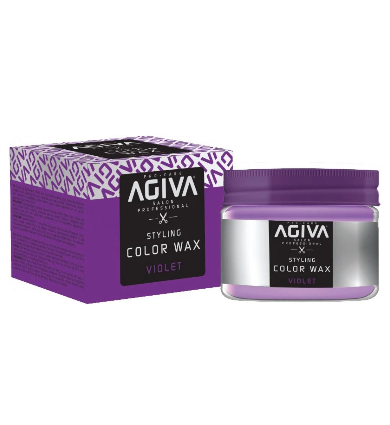 Agiva Hair Styling Color Wax Violet 120ml