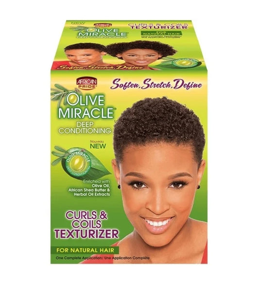 African Pride Olive Curl & Coil Texturizer Kit