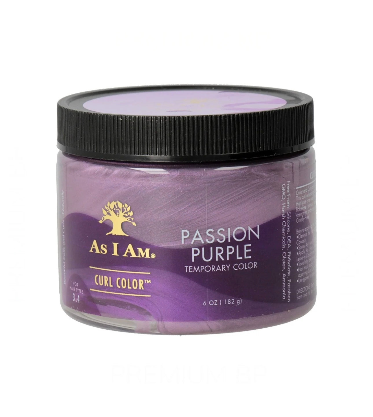 As I Am Curl Color Passion Purple 6oz