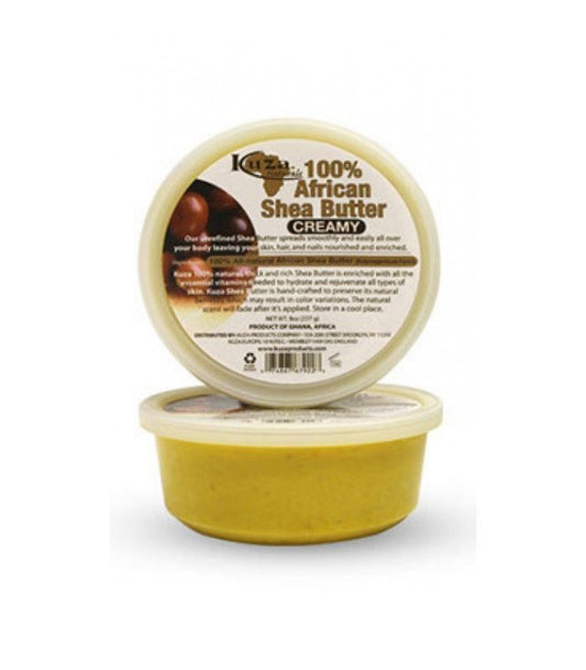 Kuza 100% African Shea Butter Creamy Yellow 15 oz