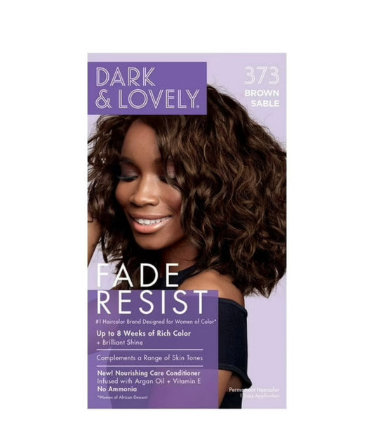 Dark And Lovely Fade Resist Hair Color - 373 Brown Sable