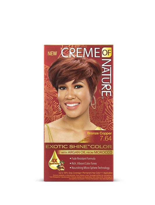Creme Of Nature Exotic Shine Hair Color 7.64 Bronze Copper