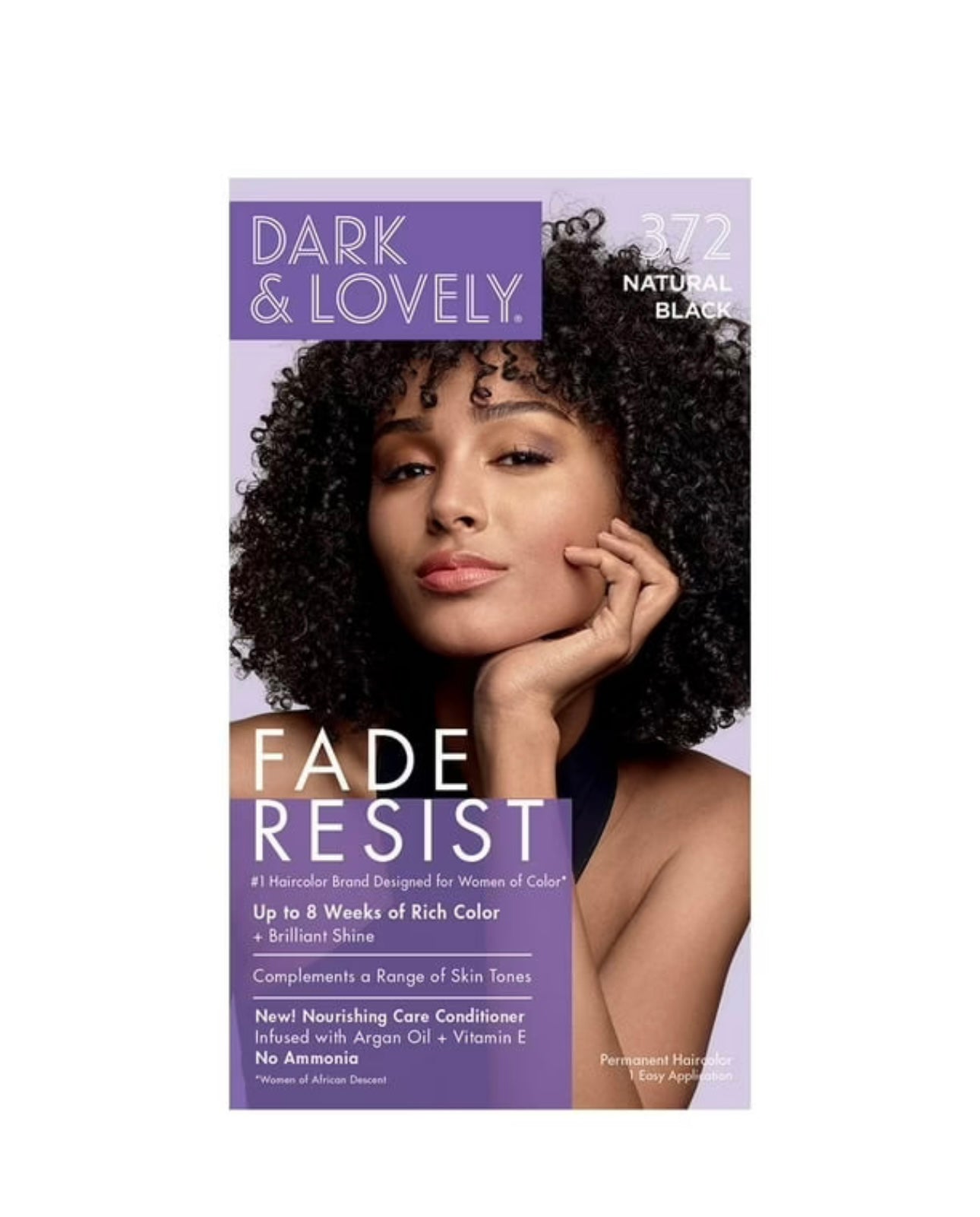 Dark & Lovely Fade Resist Hair Color - 372 Natural Black