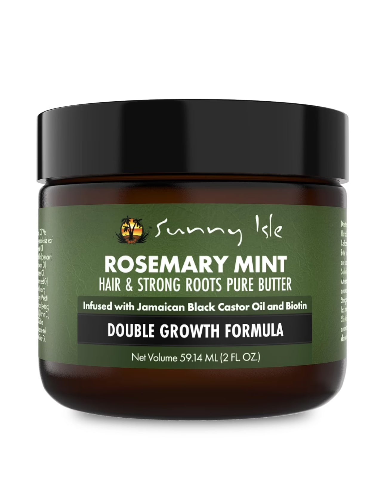 Sunny Isle Rosemary Mint & Strong Roots Pure Butter 2oz