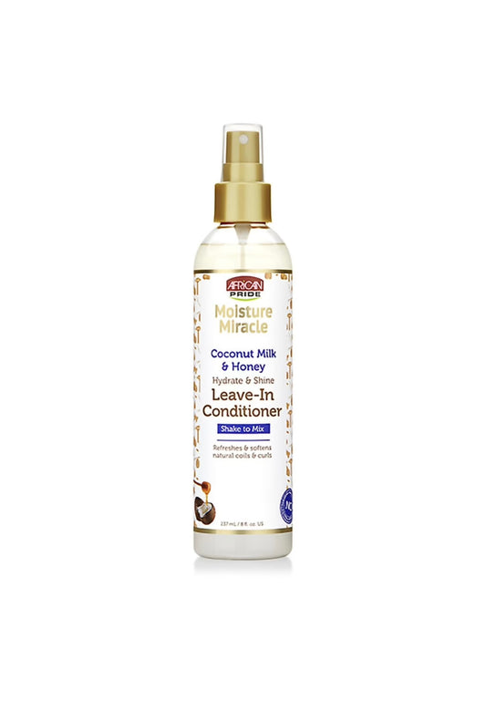 African Pride Moisture Miracle Milk Coconut Milk & Honey Leave-In Conditioner 237 ml