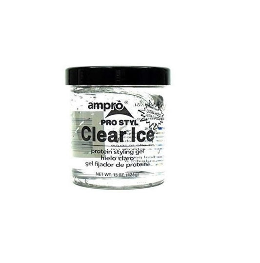 Ampro Protein Styling Gel Clear Ice Ultra Hold 15oz