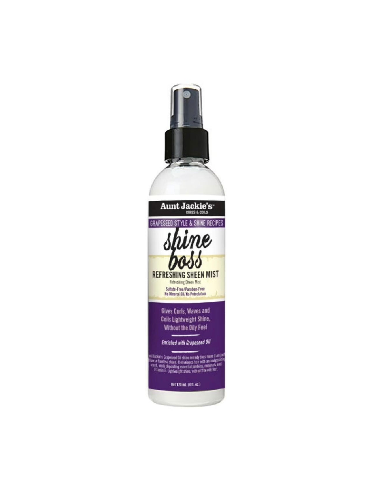 Aunt Jackie's Grapeseed Shine Boss Refreshing Sheen Mist 4oz