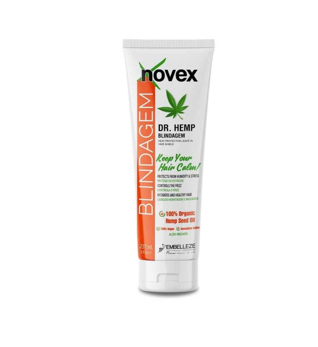 Novex Dr. Hemp Blindagem Heat Protector Leave In 237ml