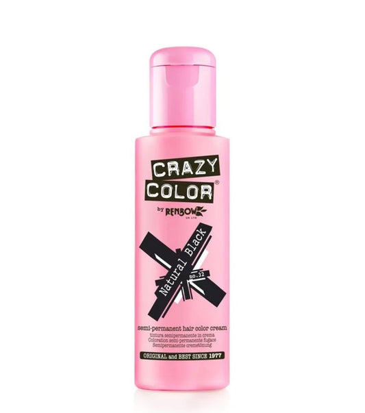 Crazy Color 032 Natural Black 100ml