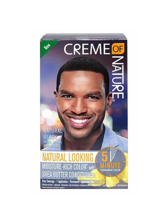 Creme Of Nature Men Hair Color Natural Black